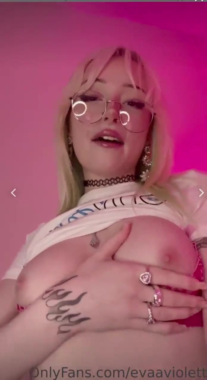 Eva Violet HOT Video Nude Boobs Nipples Pink Onlyfans Trending