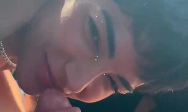 Marcela Lelly Hot Sextape Deepthroat Blowjob On Car